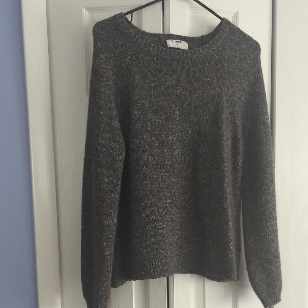 Old Navy Charcoal Crew Neck Sweater